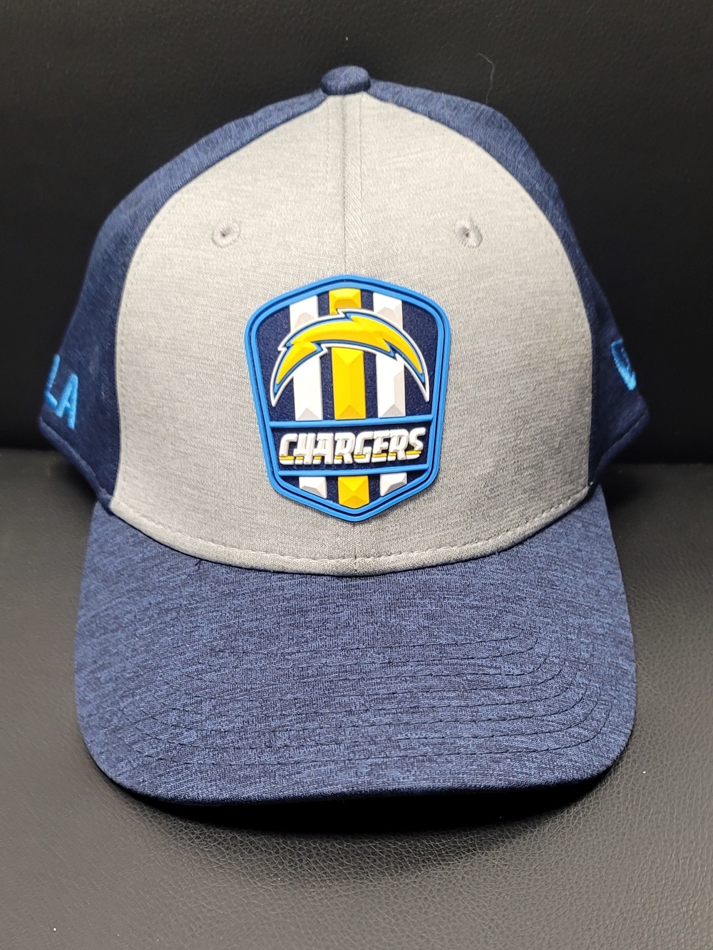 NFL Chargers Gray Front Navy Blue Bill Snapback Hat
